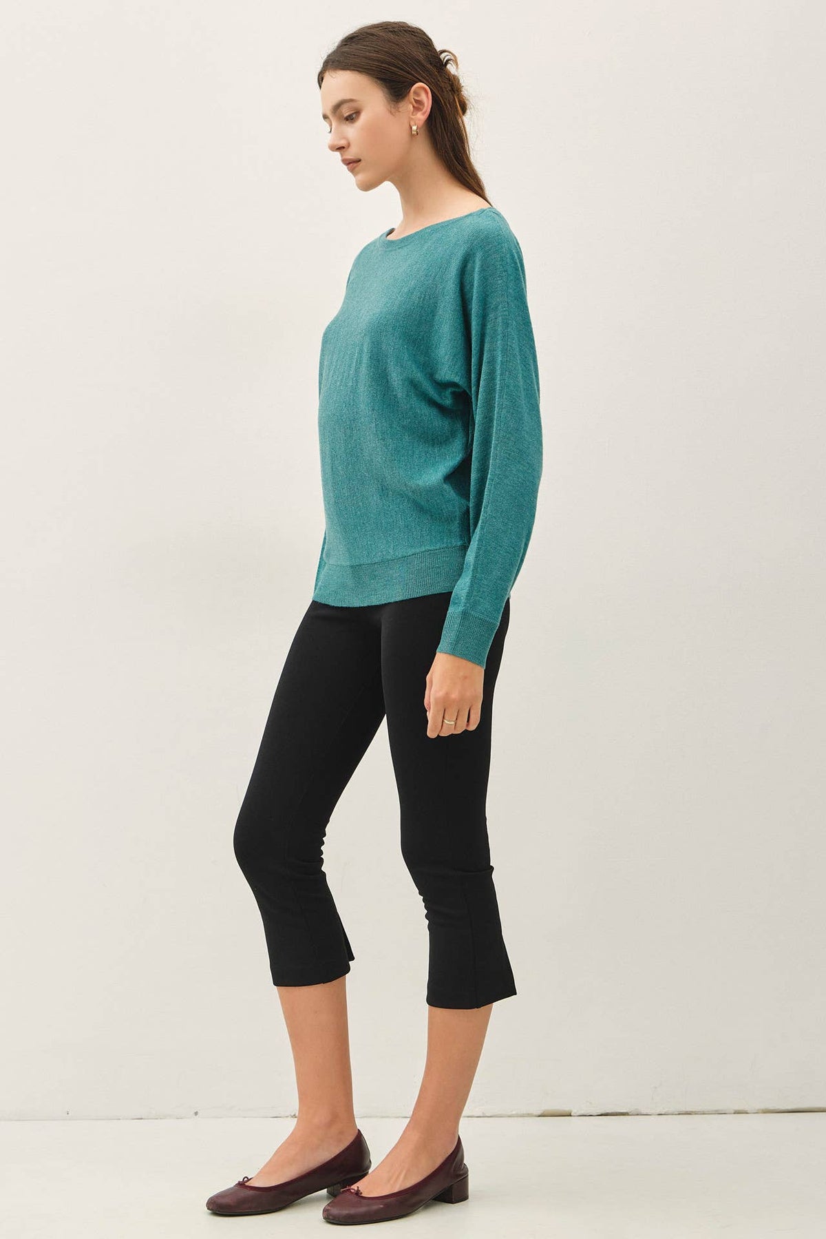 Grace- Boat Neck Fine Sweater