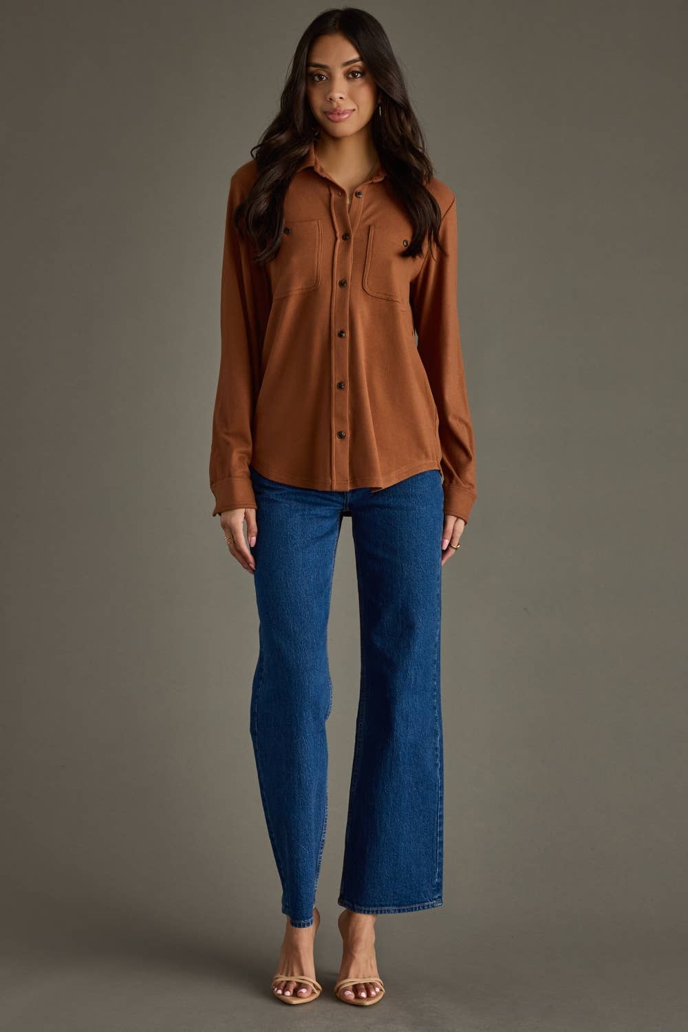 Lookin Right Soft Button Up