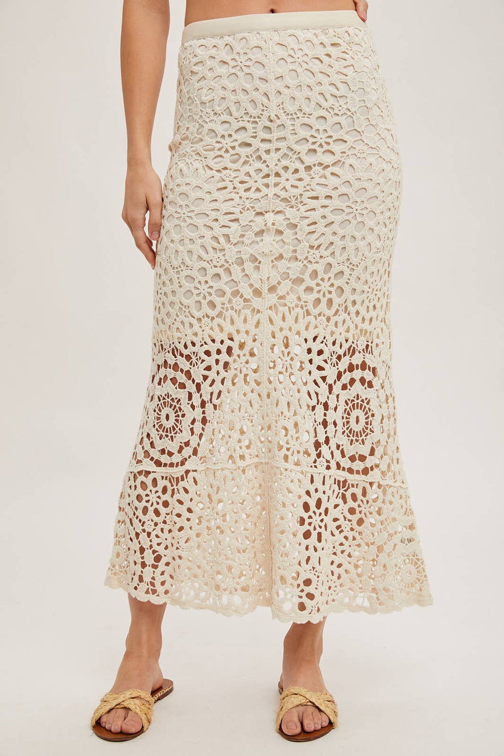 Bring the Spring Crochet Skirt with Lining