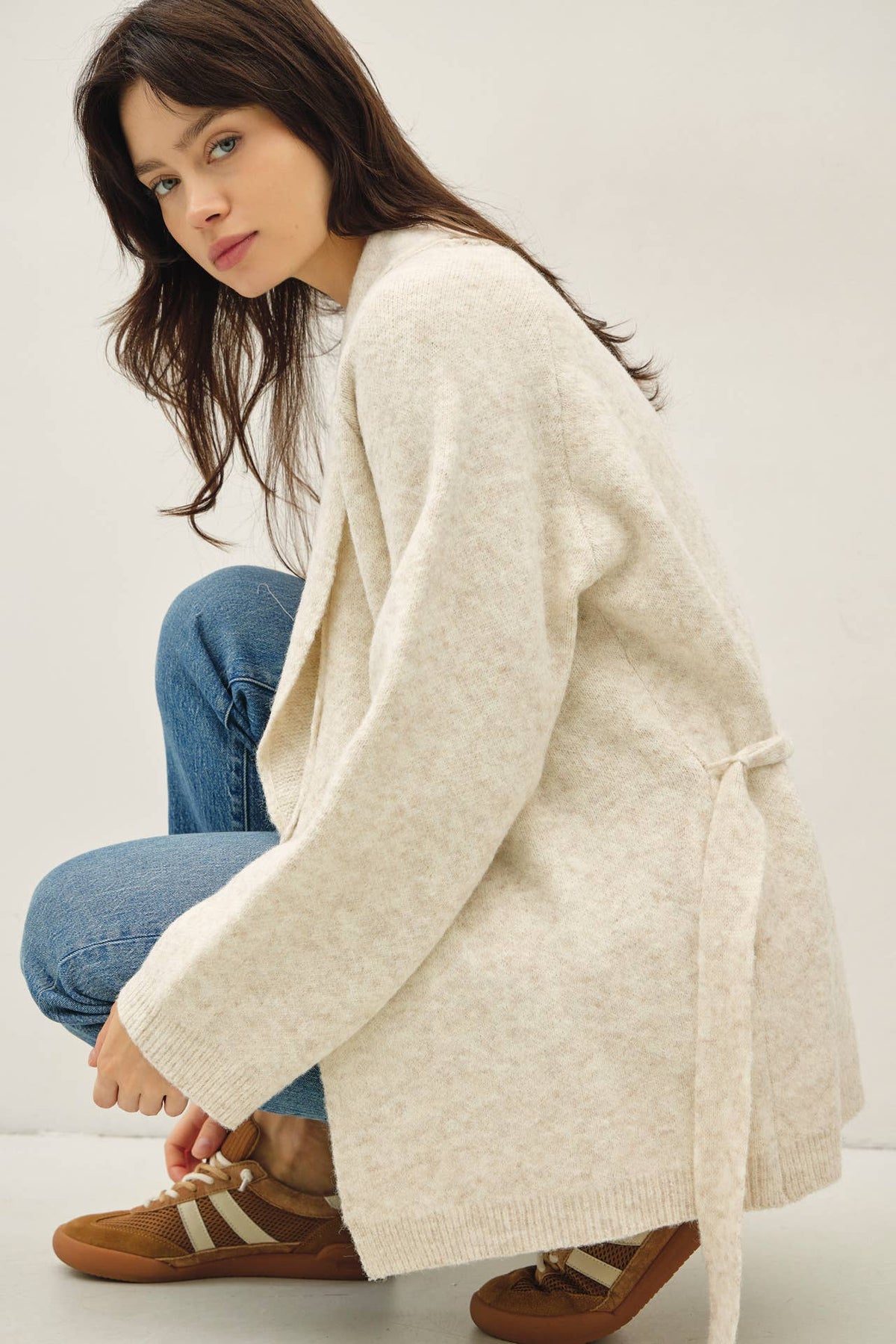 Nothing Better- Belted Longline Cardi