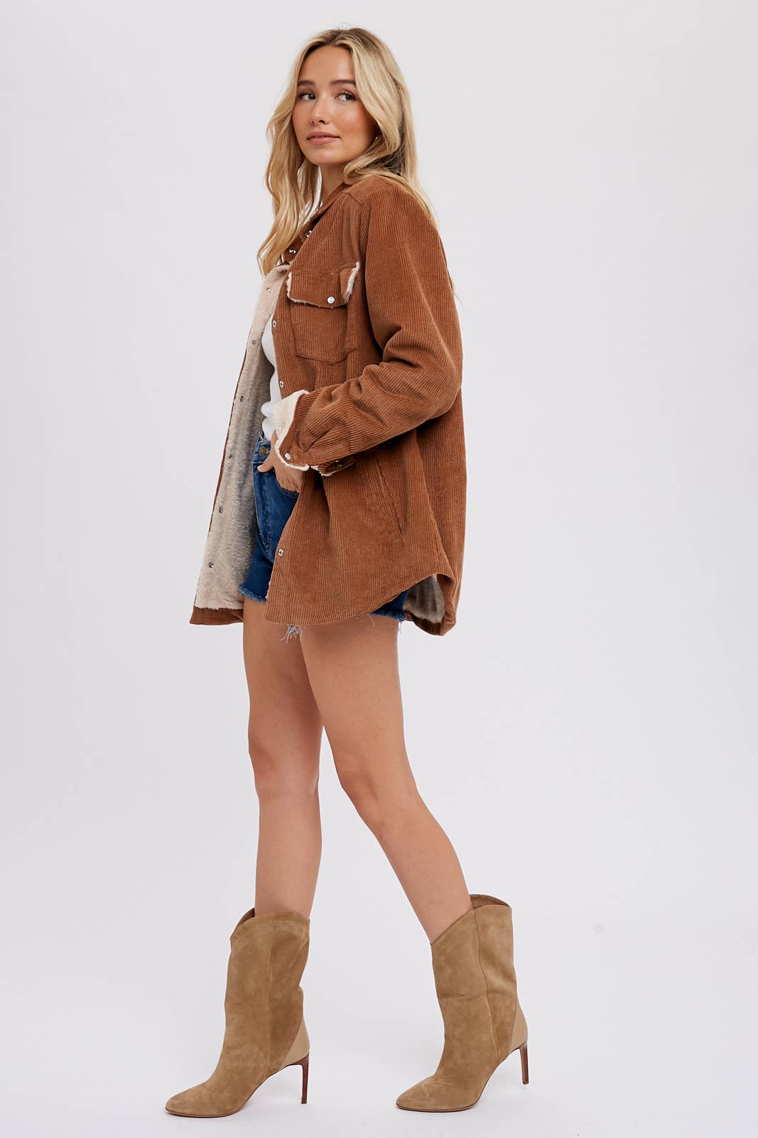 Hawk is Out Sherpa Lined Jacket