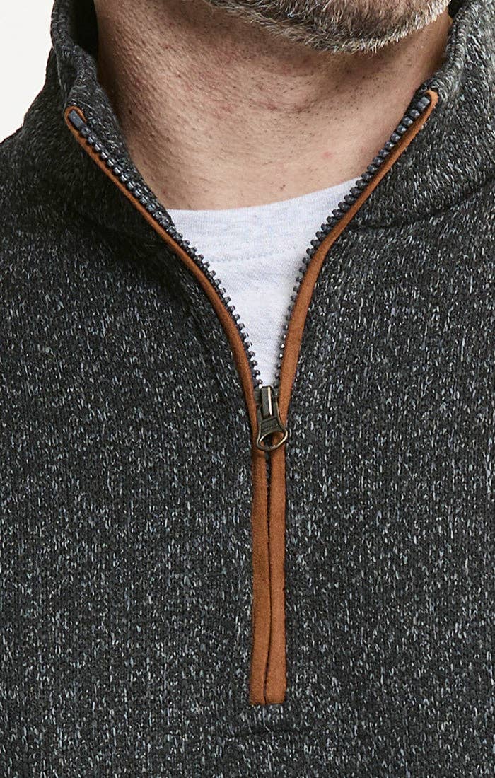 Stretch Sweater Fleece Quarter Zip Pullover