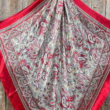 Load image into Gallery viewer, 35X35&quot;  Classic Paisley Wild Rag / Scarf WR2141
