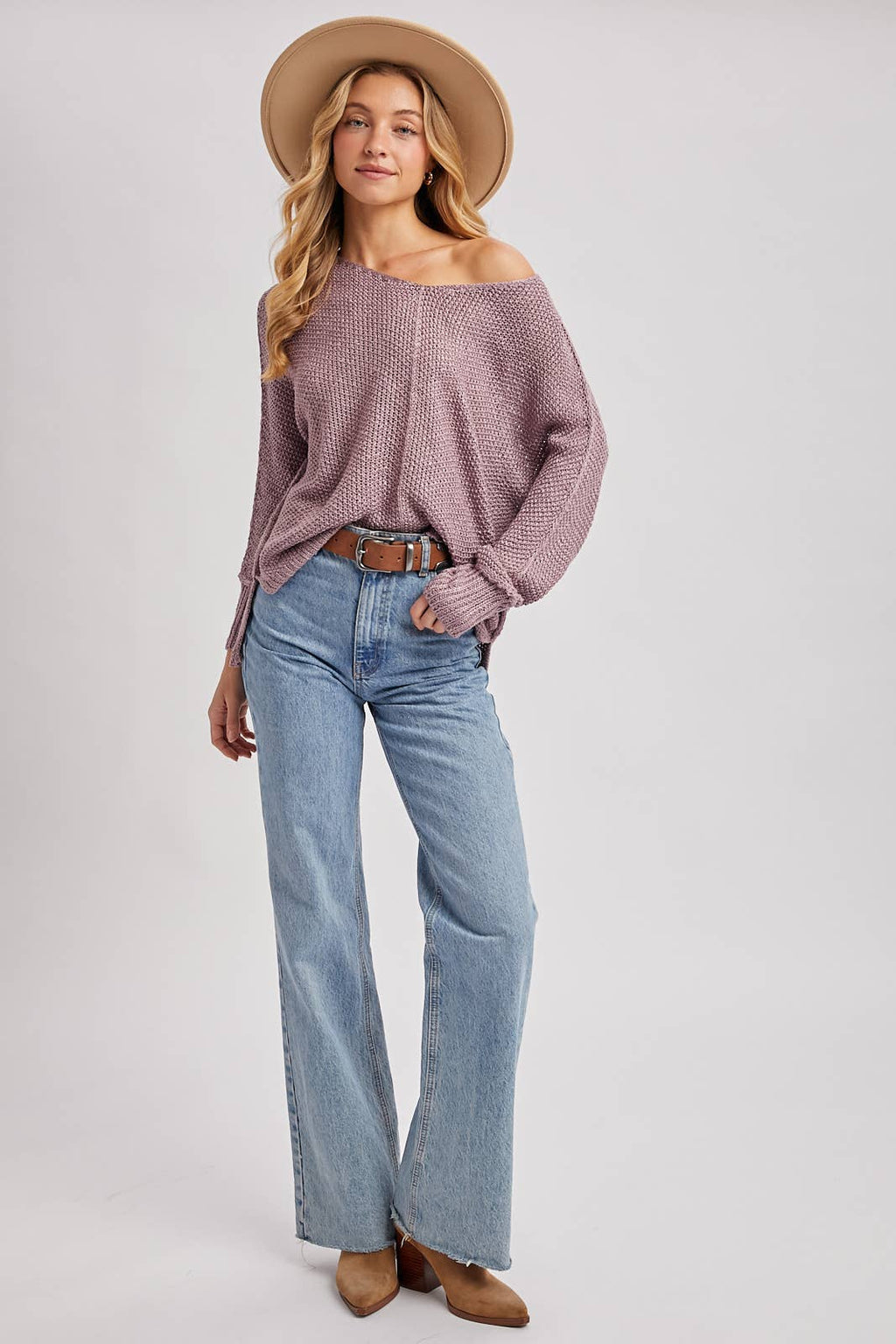 She Won’t Be Lonely Long- Loose Sweater