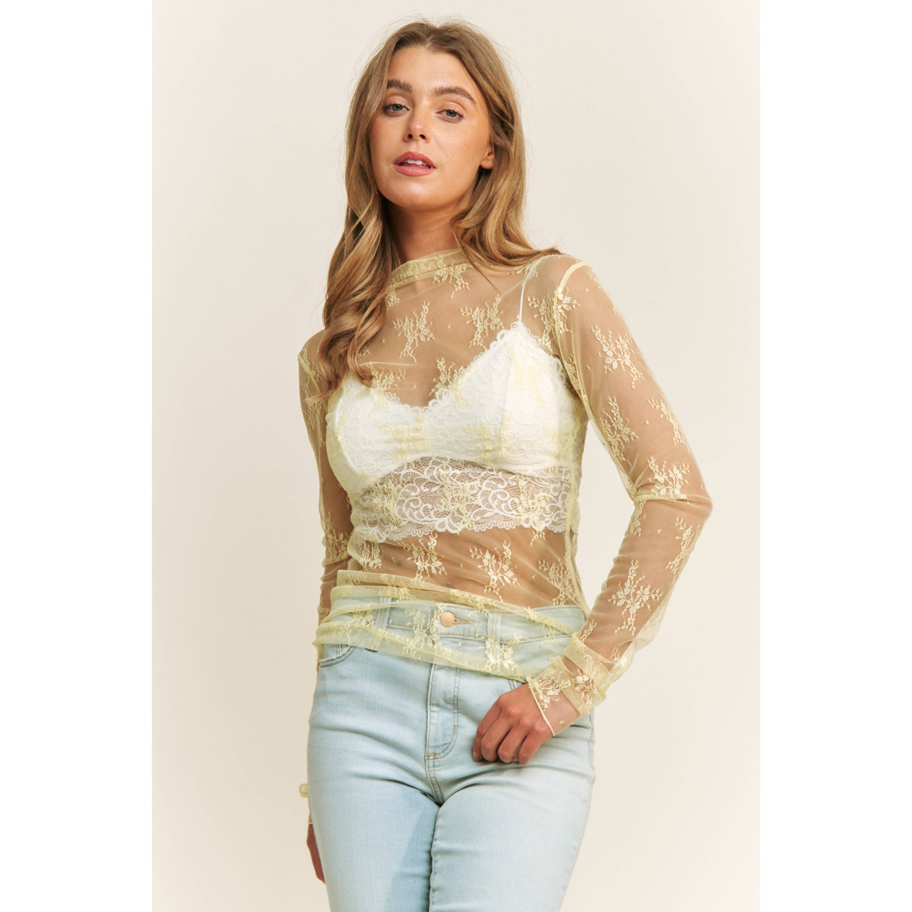 South Side of Heaven Lace Layering Top