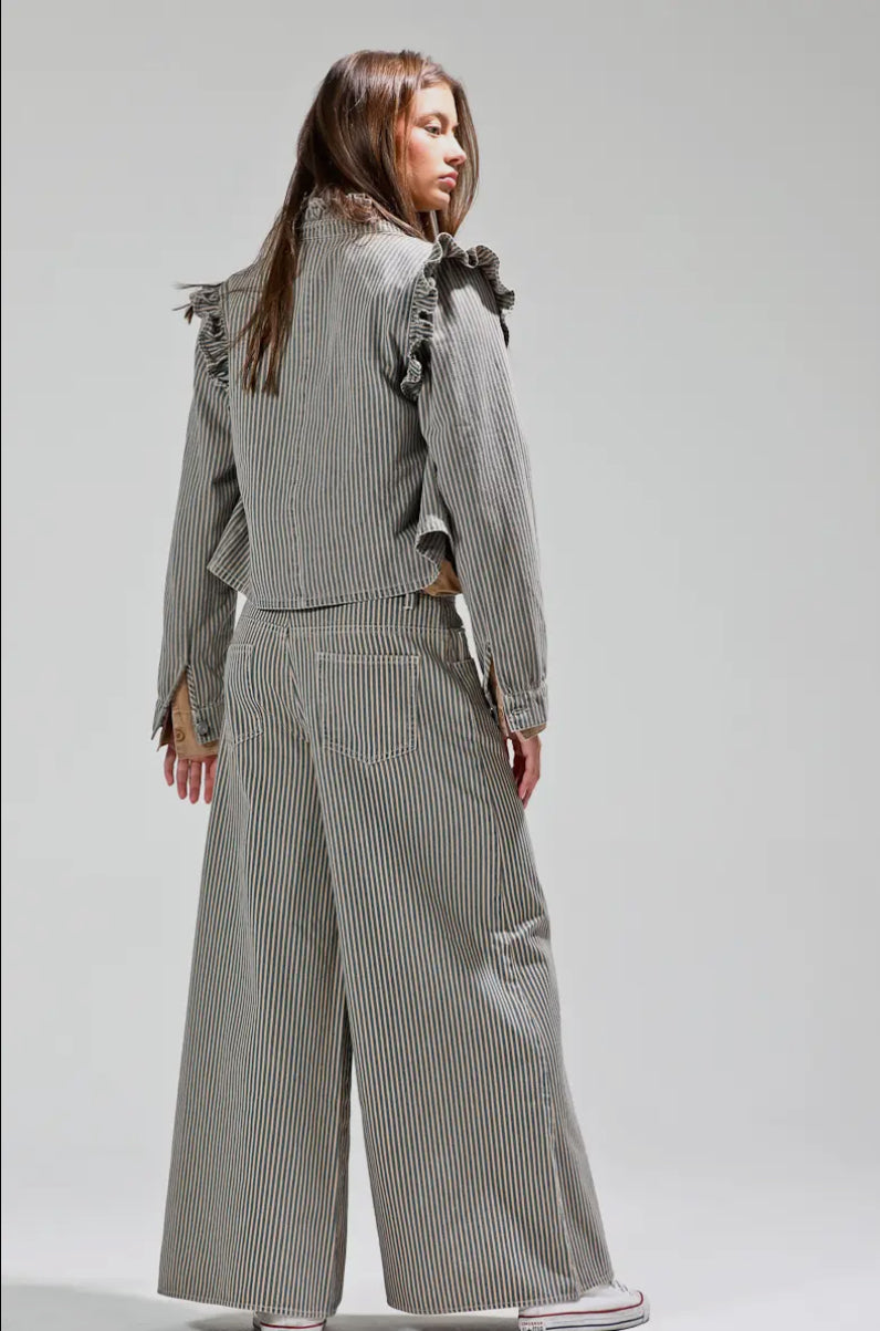 The Rail Line Wide-Leg Pant