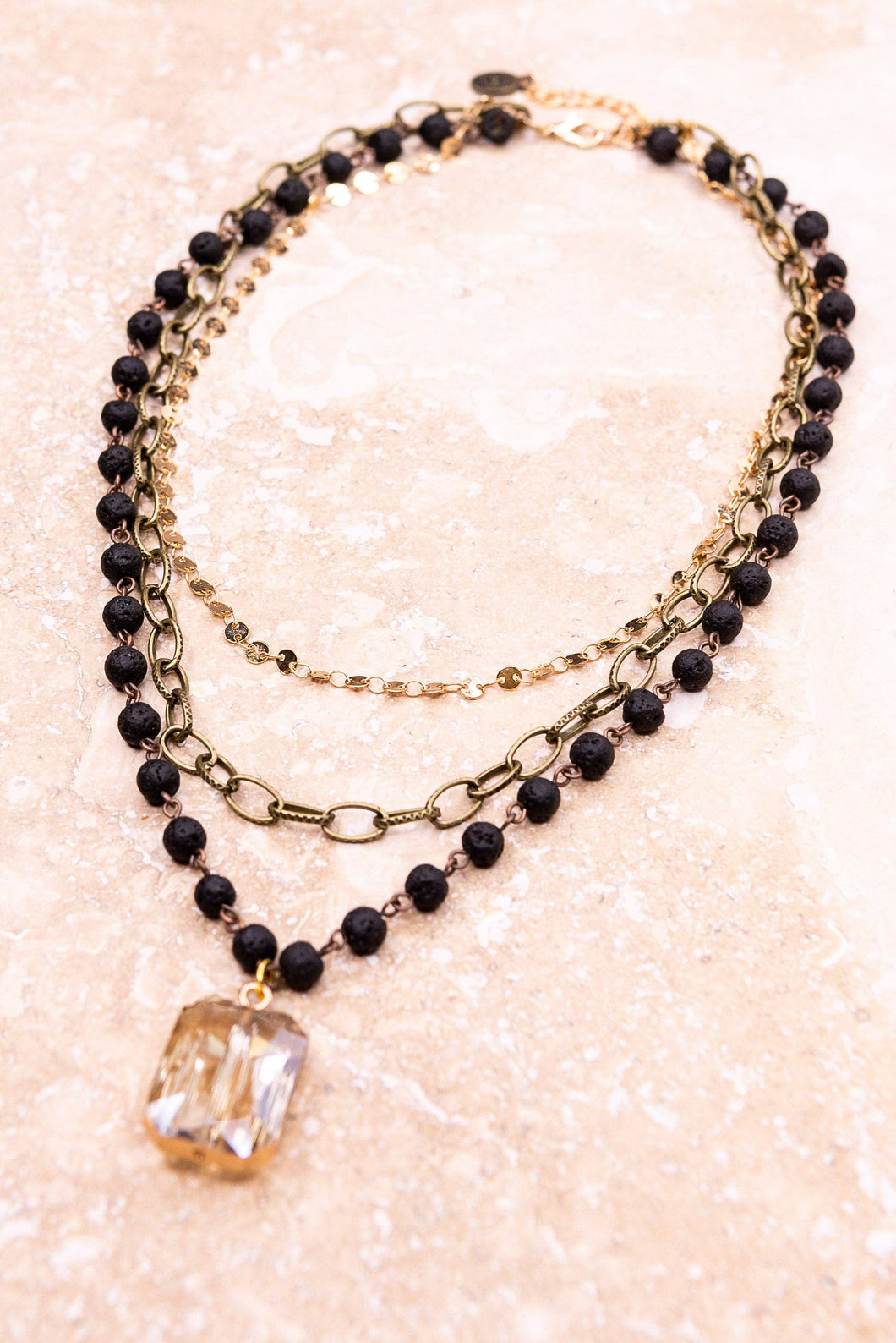 Hannah Necklace in  Tri-color