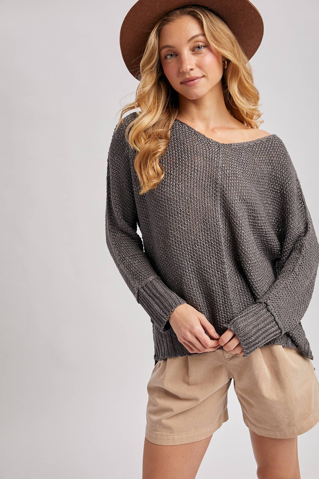She Won’t Be Lonely Long- Loose Sweater