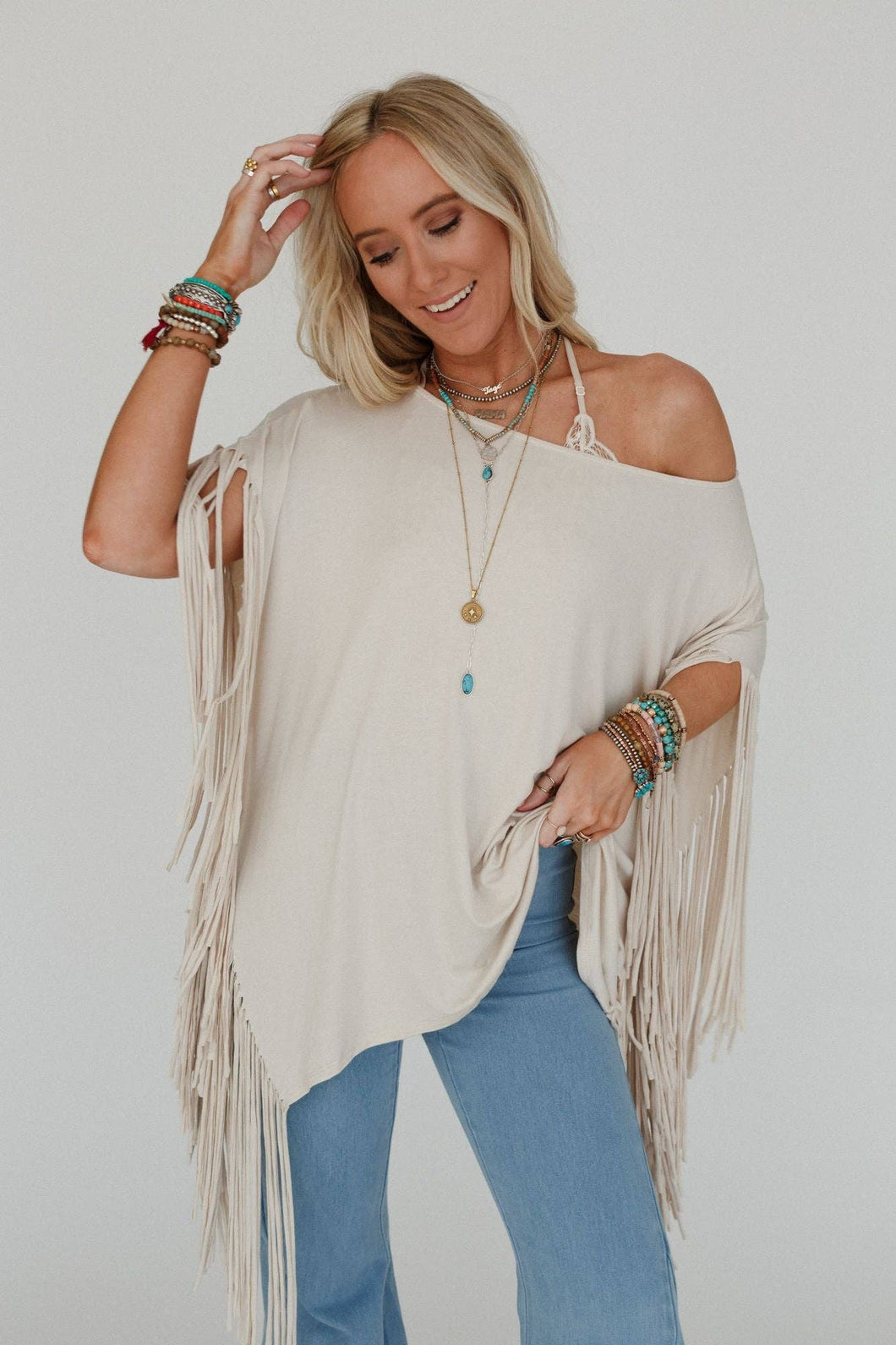 Showstopper Fringe Top