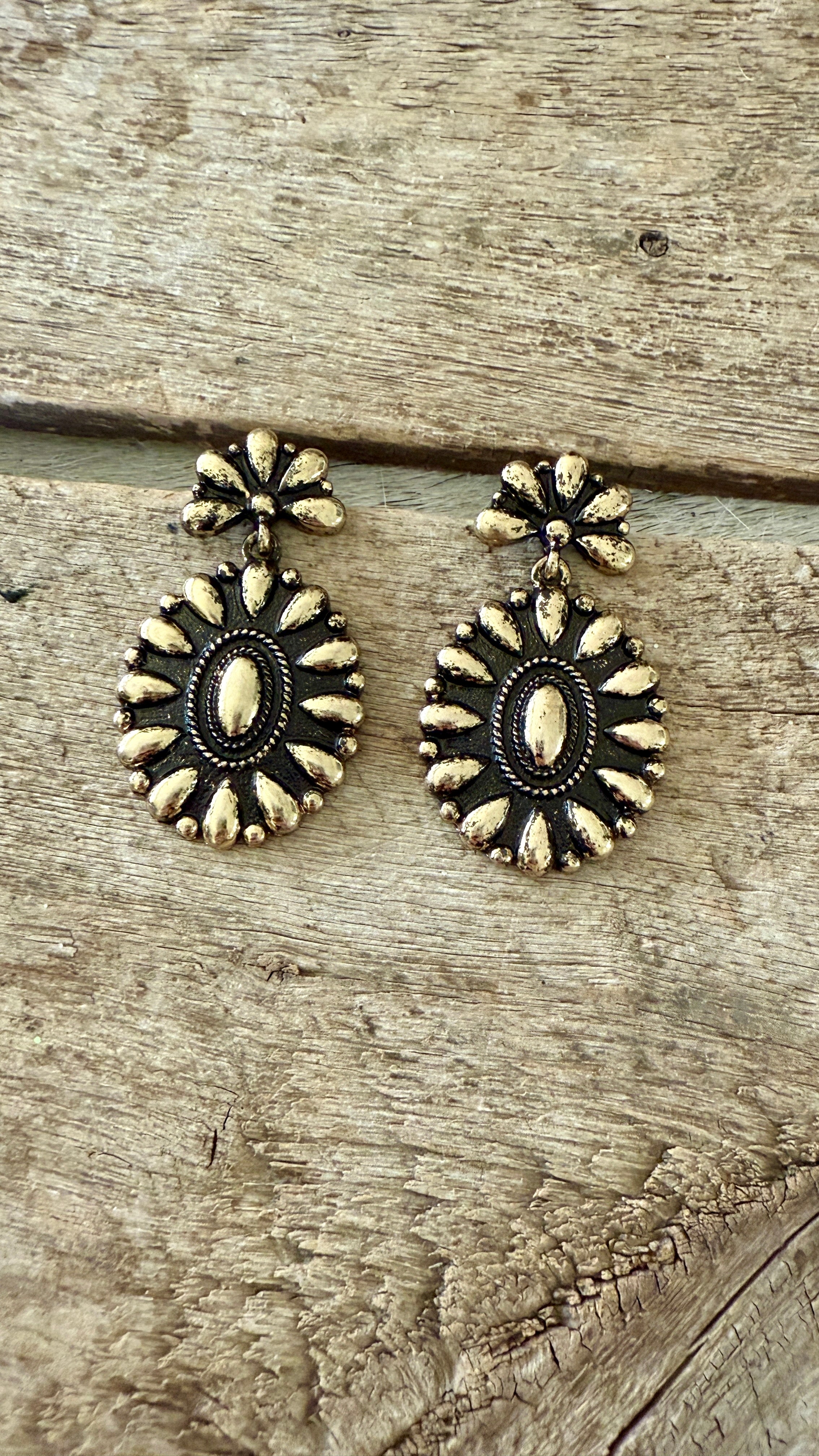 Gold Blossom Earring