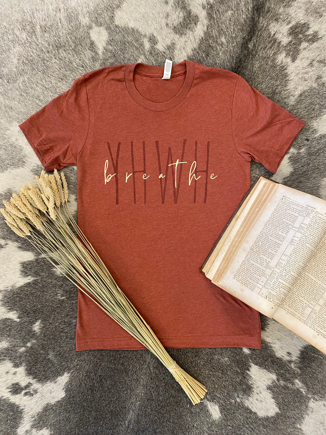 YHWH Shirt - Rust