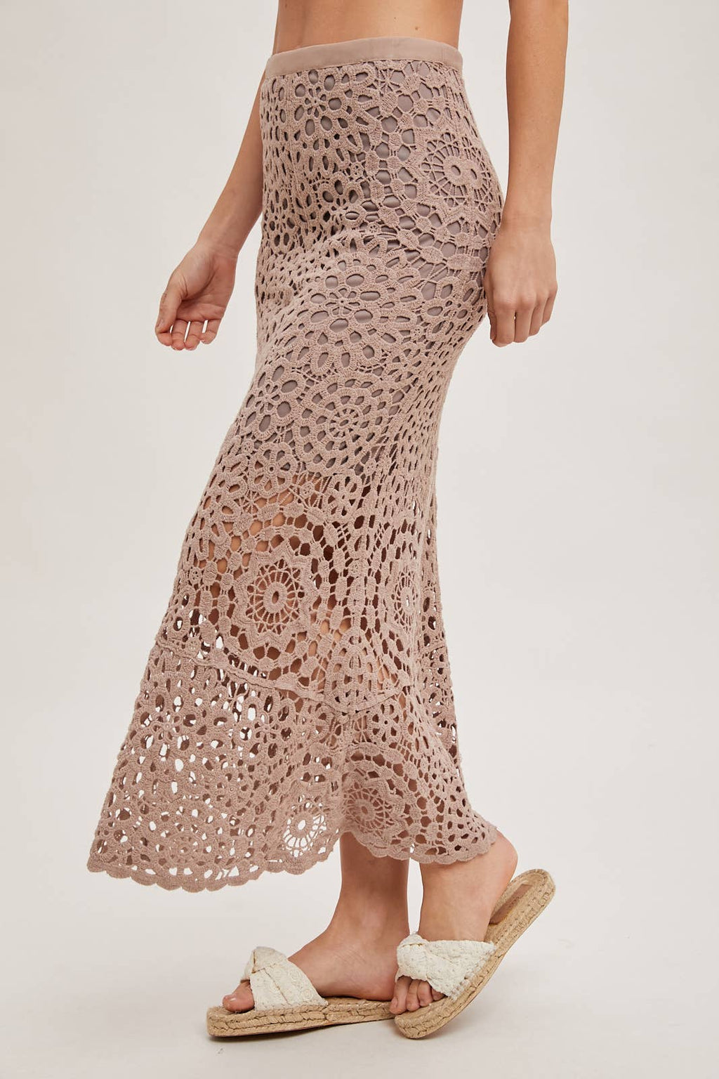 Bring the Spring Crochet Skirt with Lining