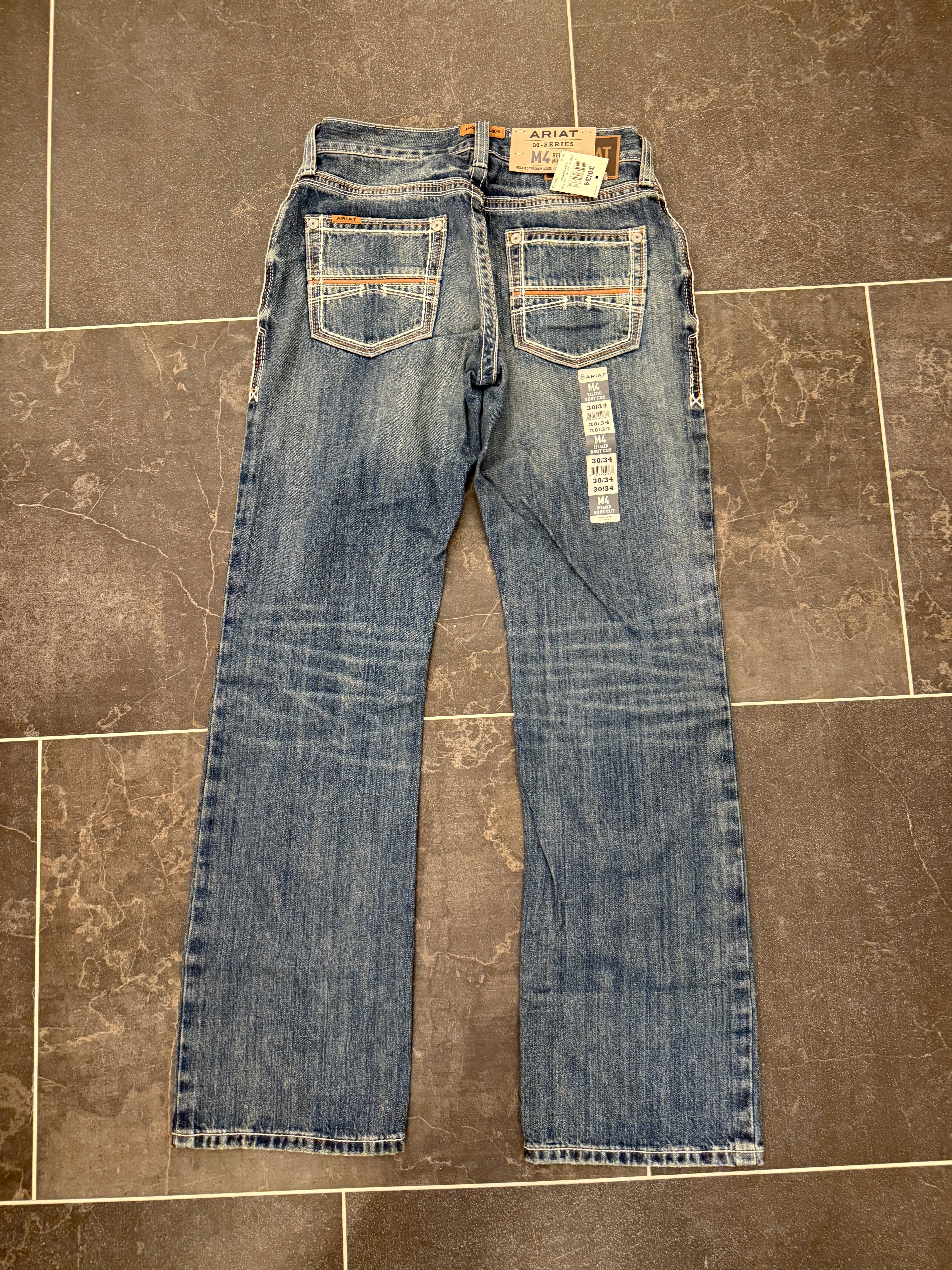 Ariat Men’s M4 Coltrane Durango Straight Leg Jeans