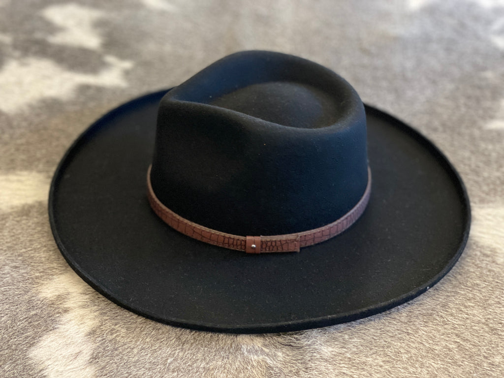 Hudson Pencil Rim Wool Felt Hat
