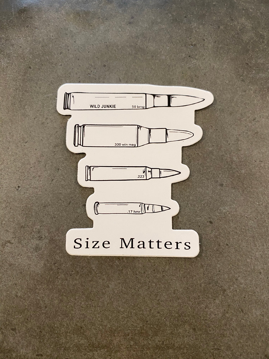 Size Matters Sticker