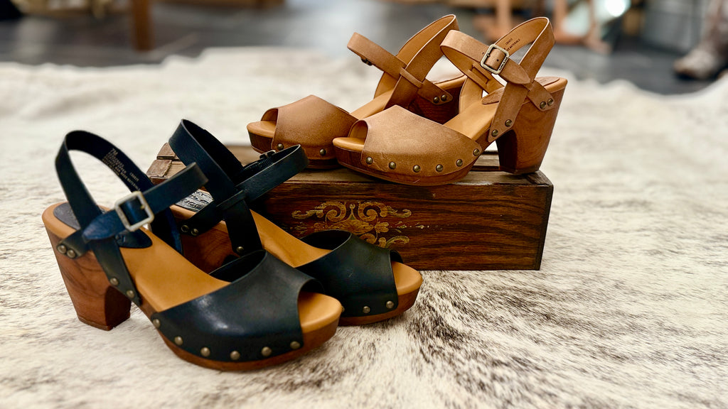 High Country Platform Leather Sandals