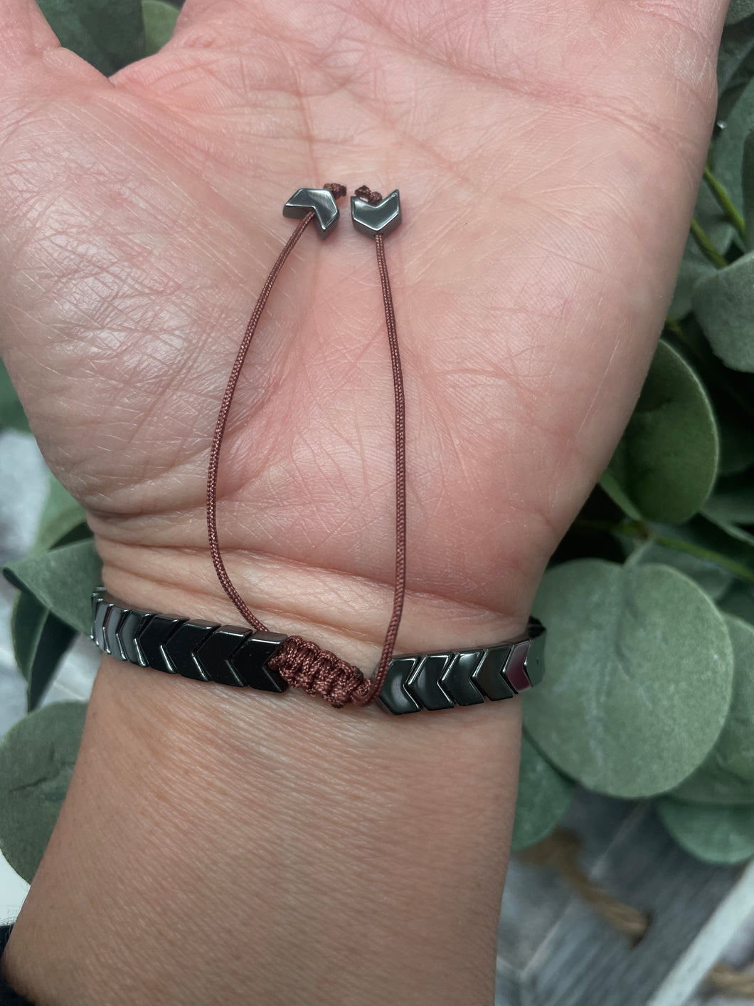 Follow Your Arrow Hematite Bracelet