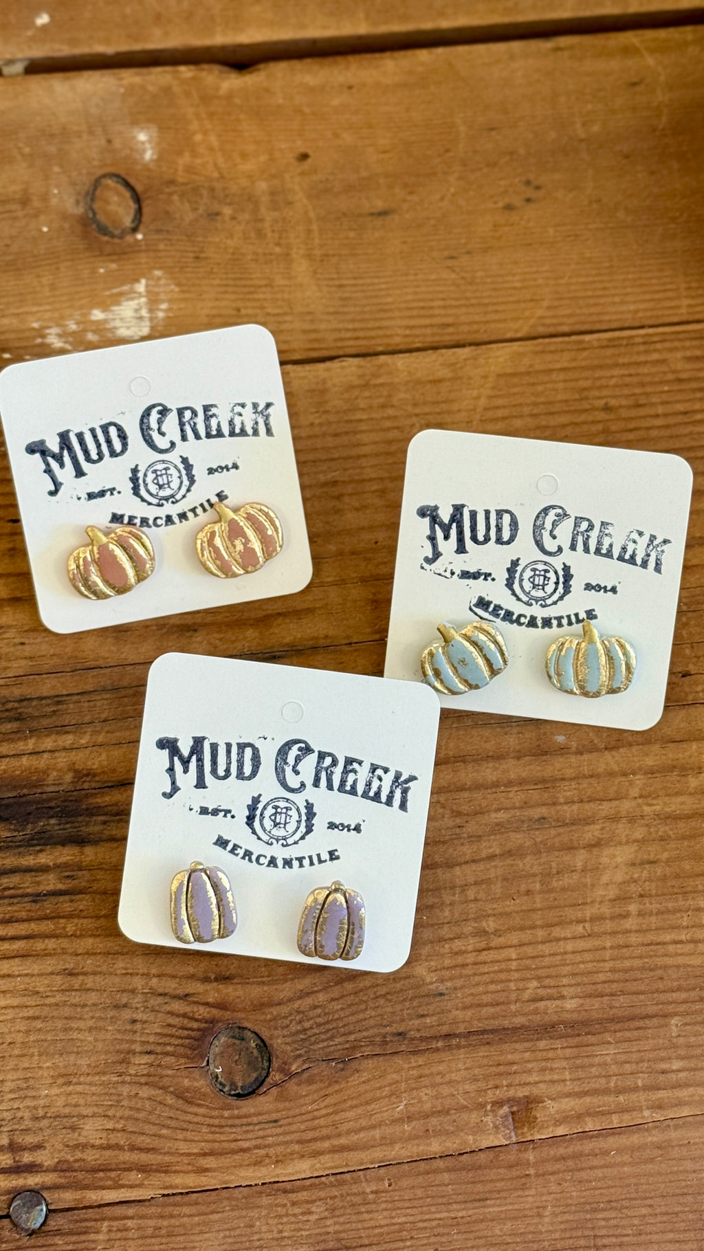 Patch Perfect - Pumpkin Studs