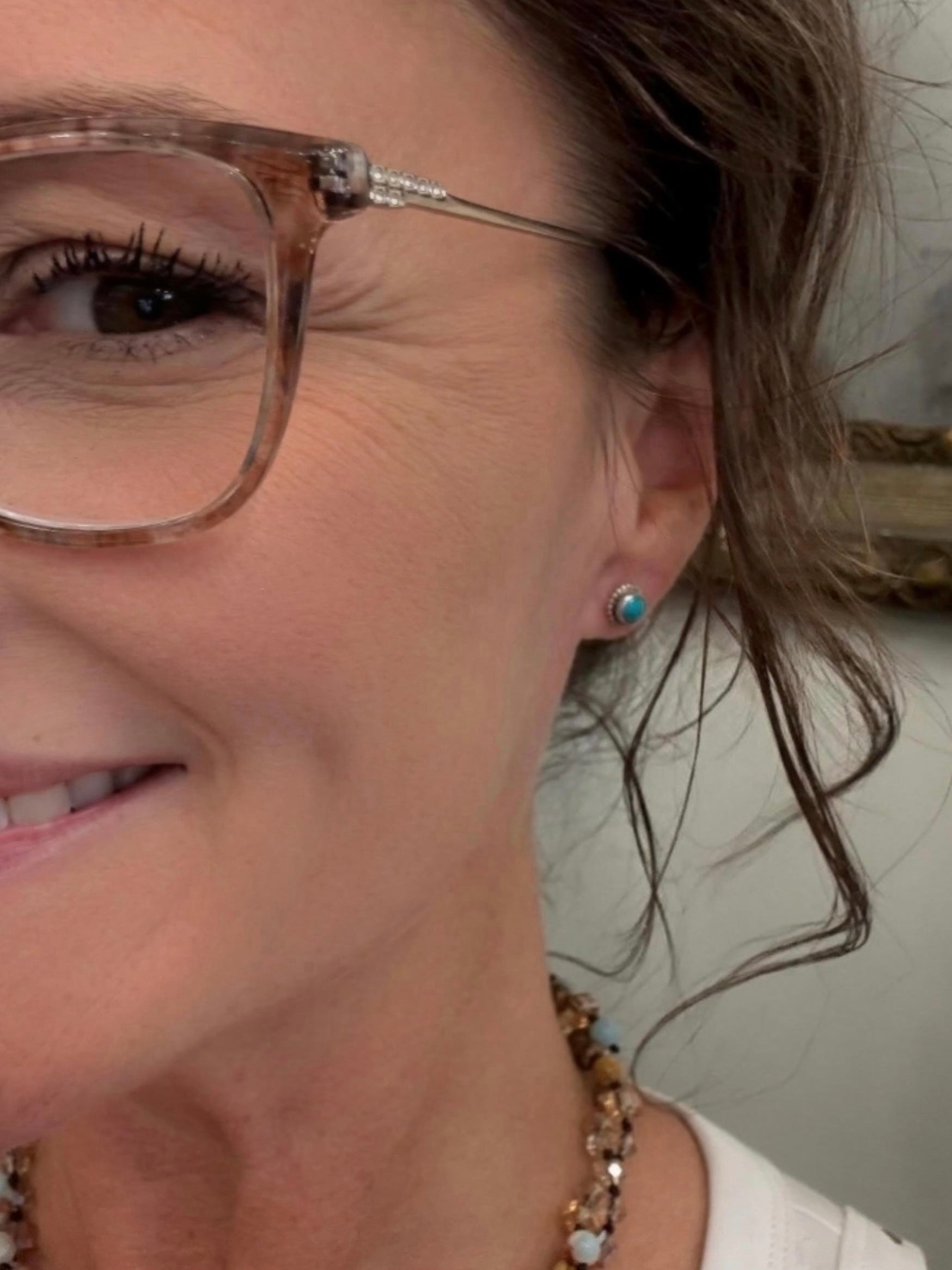 Nothing to Lose Turquoise and Sterling Silver Studs