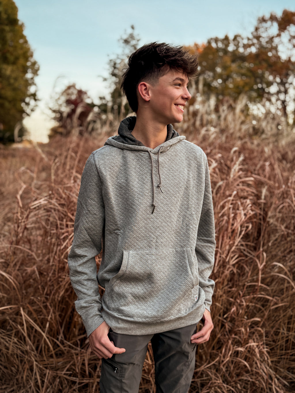 Bradner Super Soft Quilted Hoodie