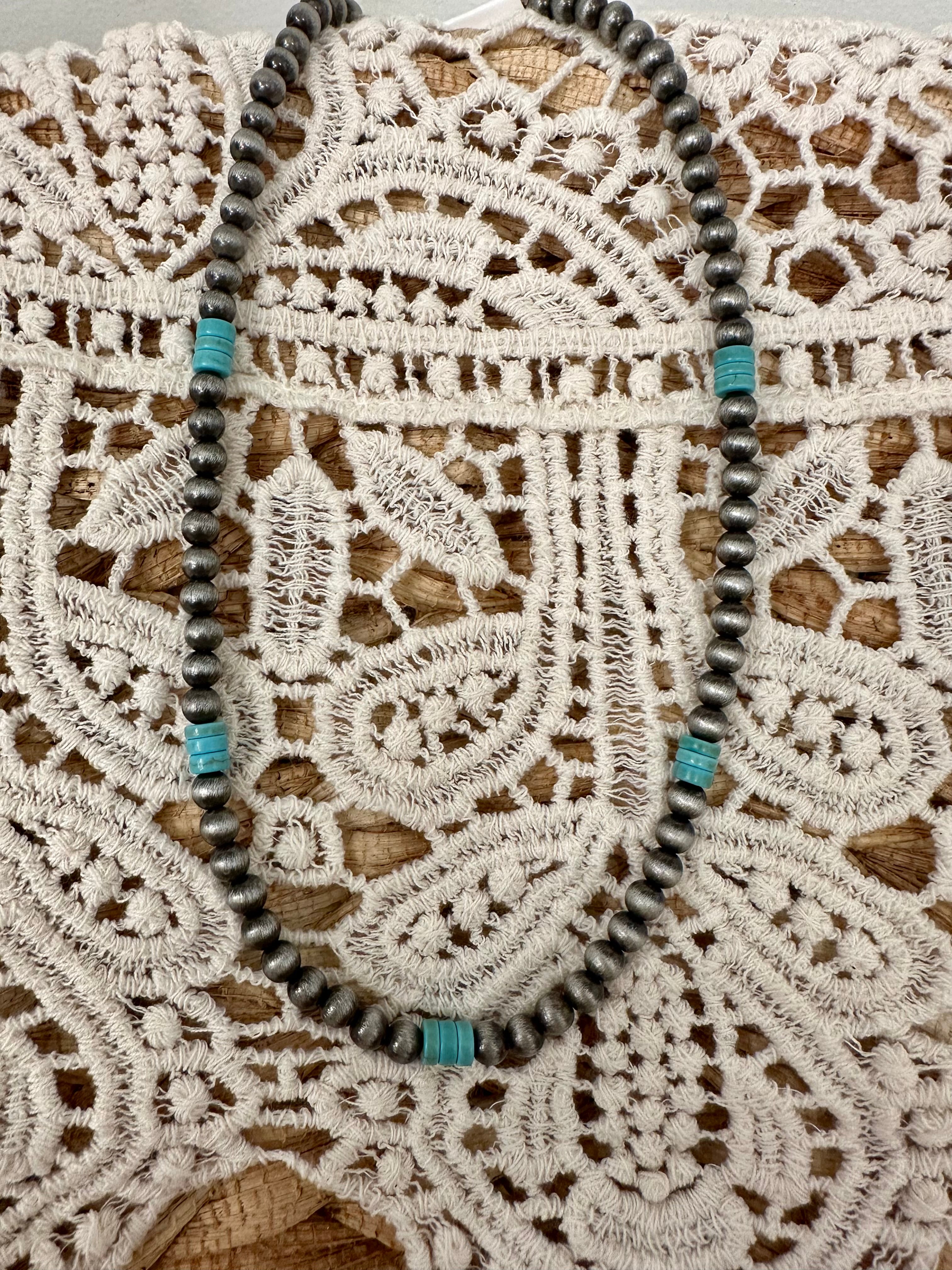 Whirlwind Navajo Bead Necklace