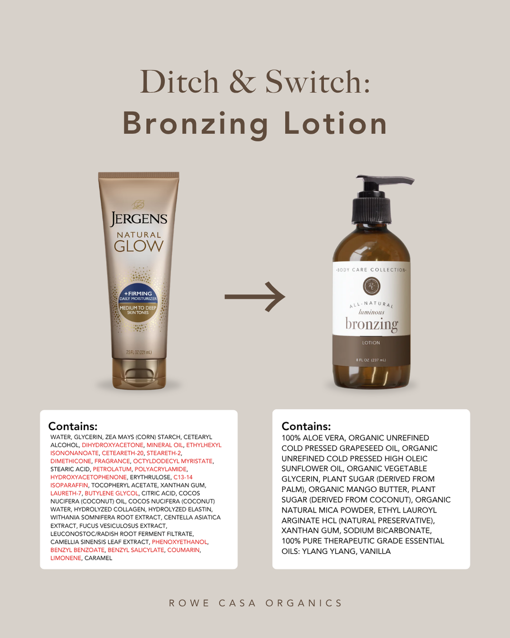 Rowe Casa Bronzing Lotion