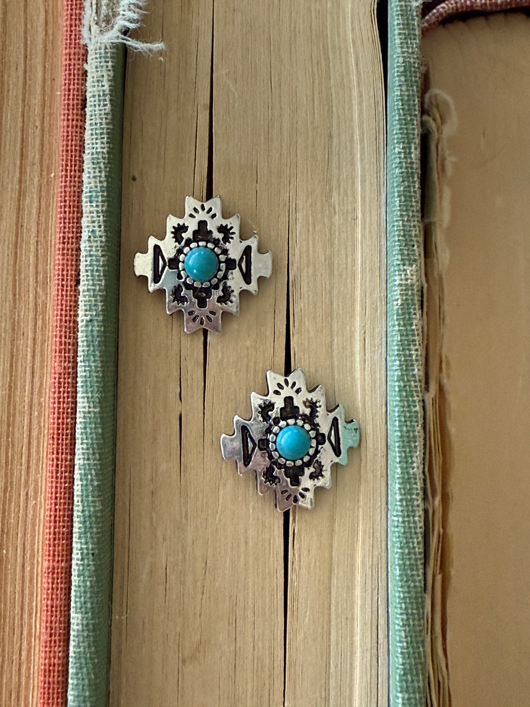 Turquoise Town Studs & Hoops