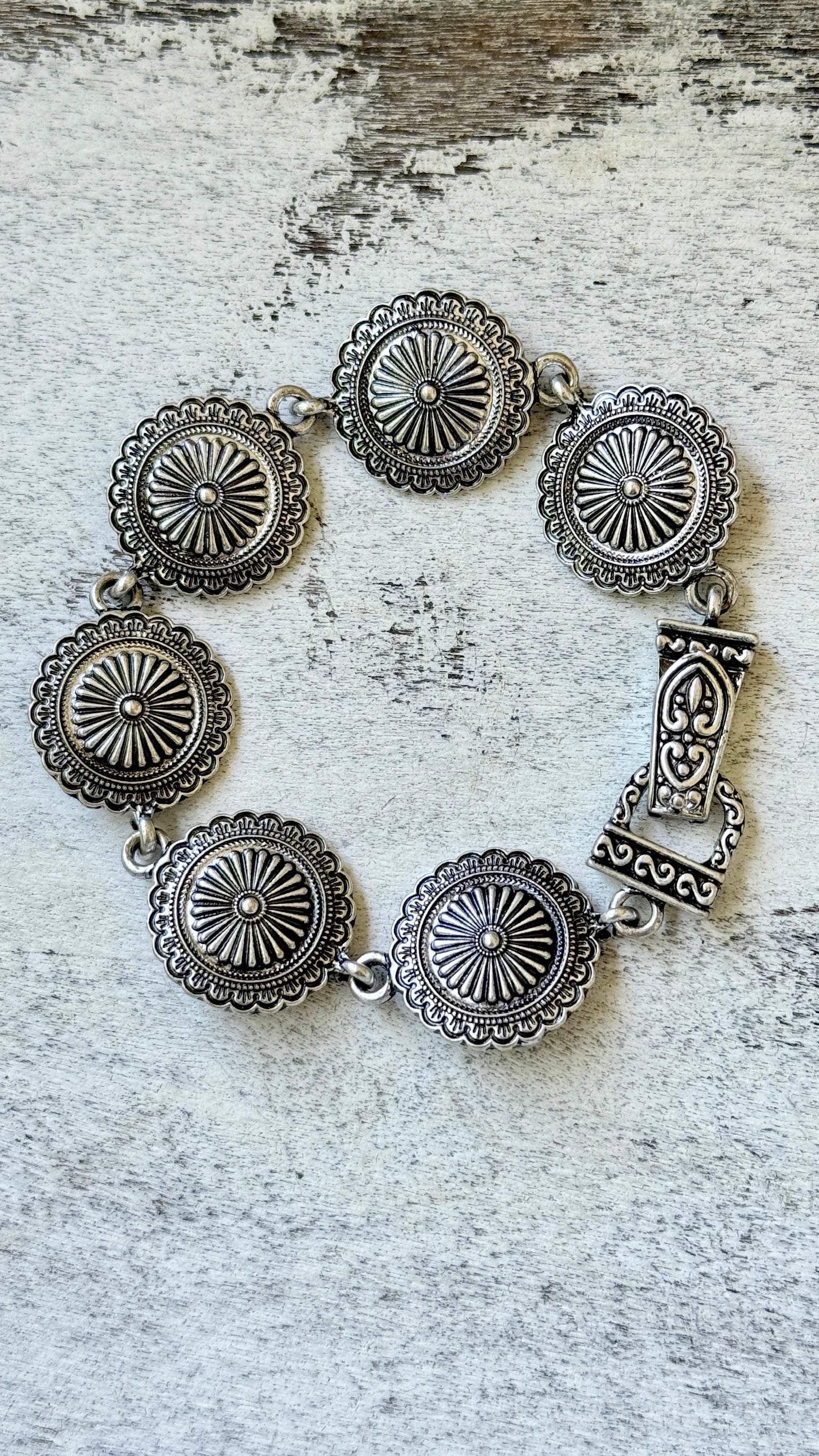 Starlit Crossing - Concho Bracelet