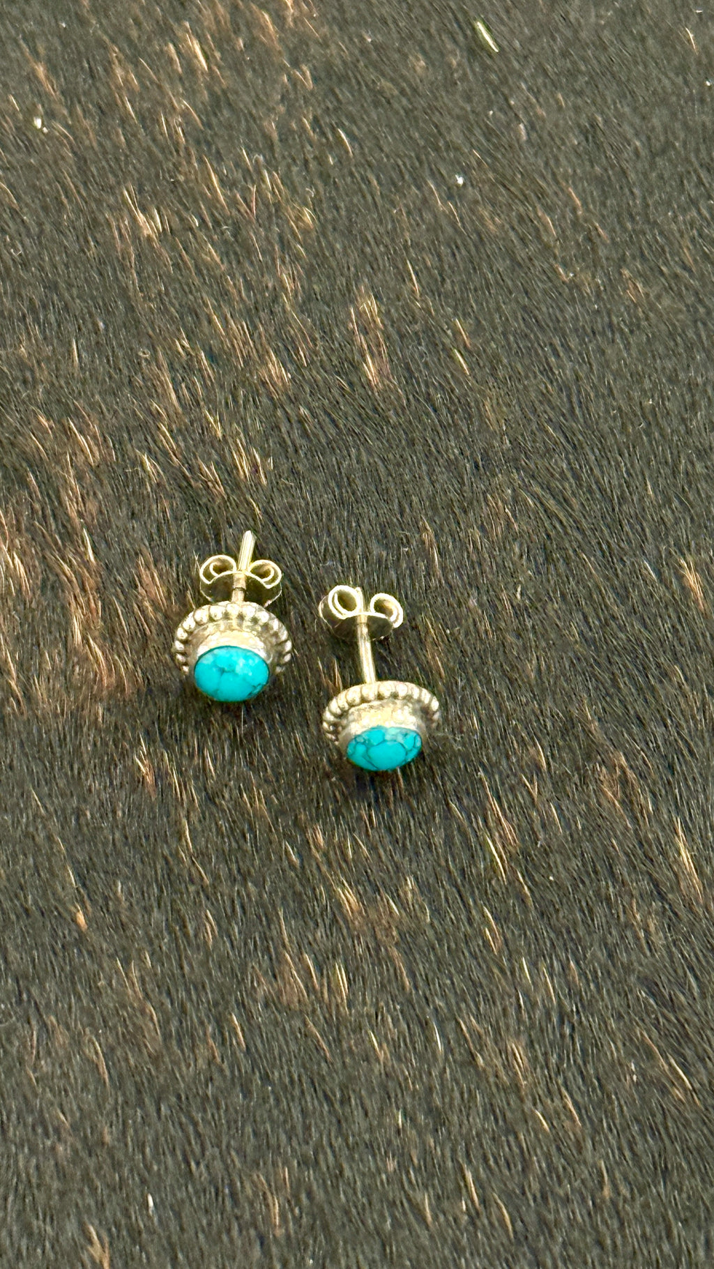 Nothing to Lose Turquoise and Sterling Silver Studs