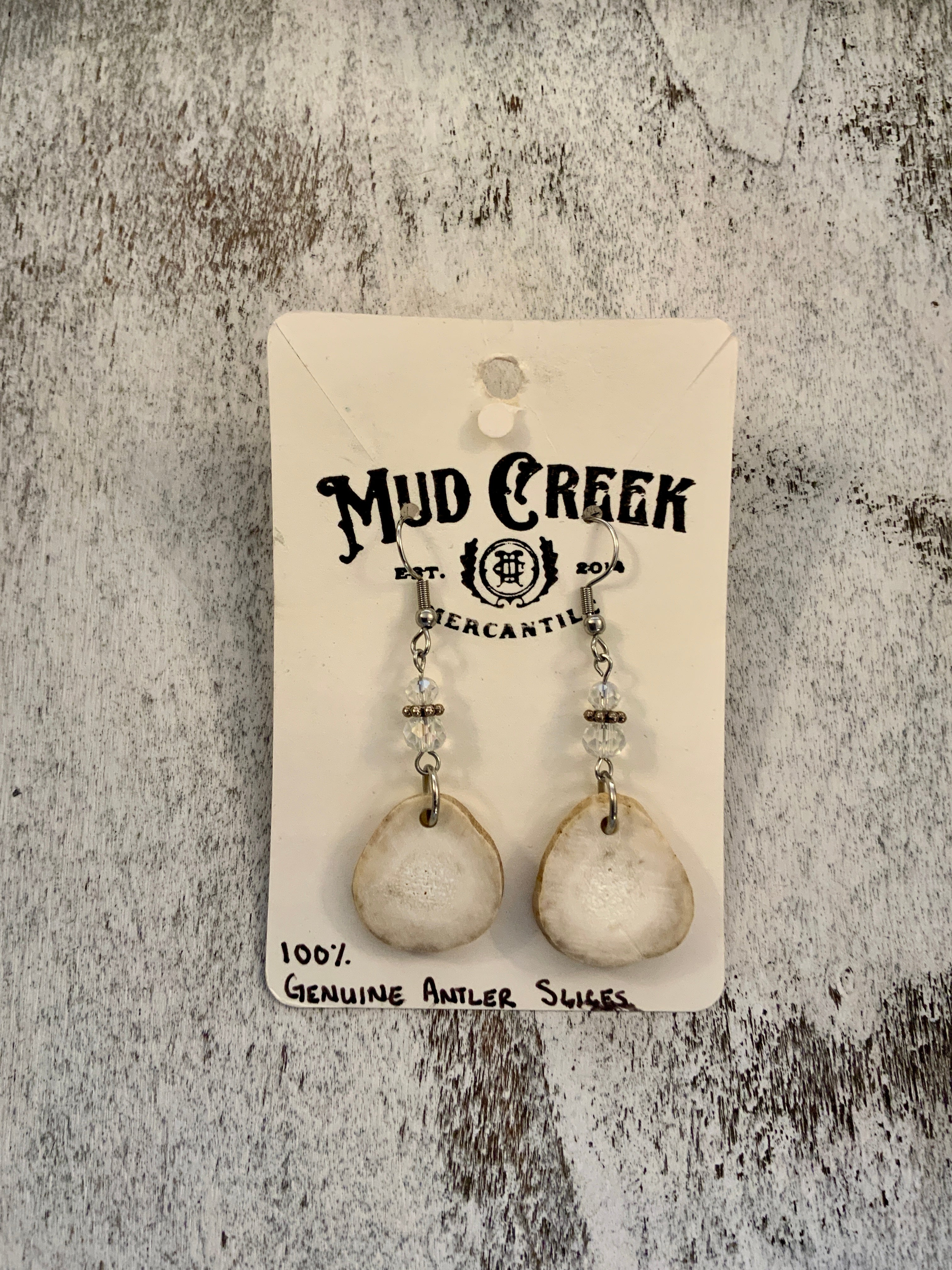 Antler Slice Earrings