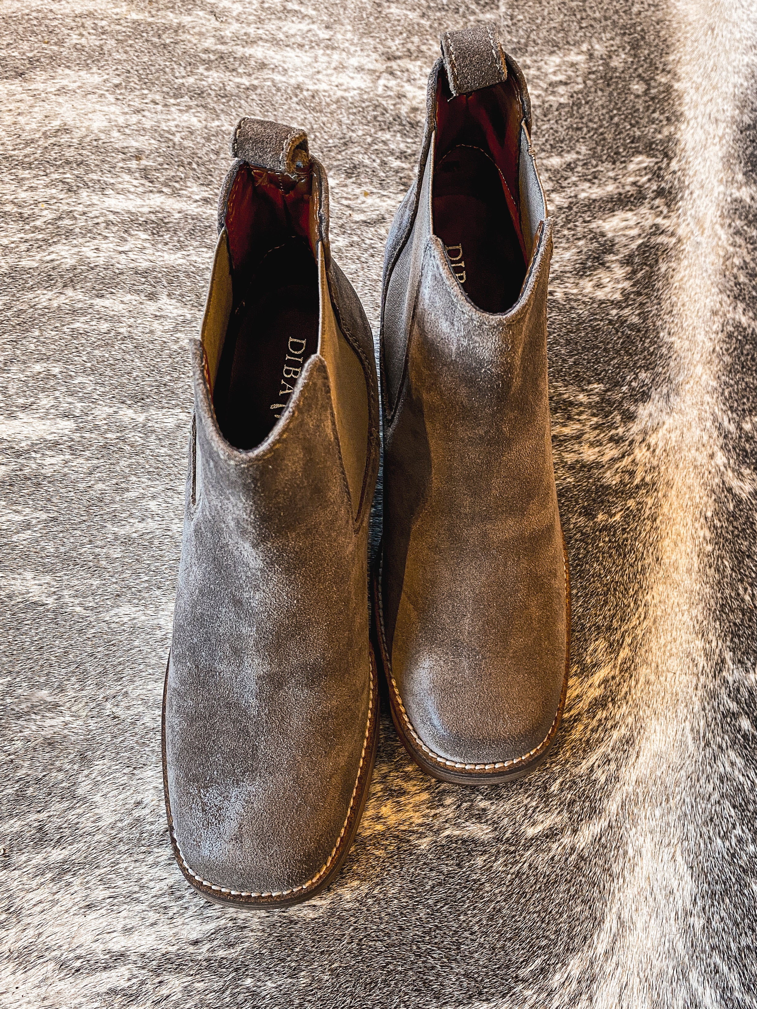 Gracie - Grey Suede Boot