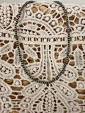 16 Inches 4mm silver Navajo pearl bead Necklace