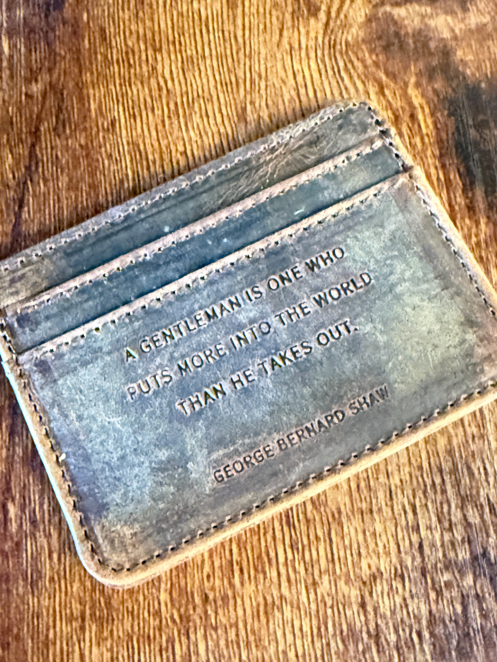 A Gentleman’s Wallet