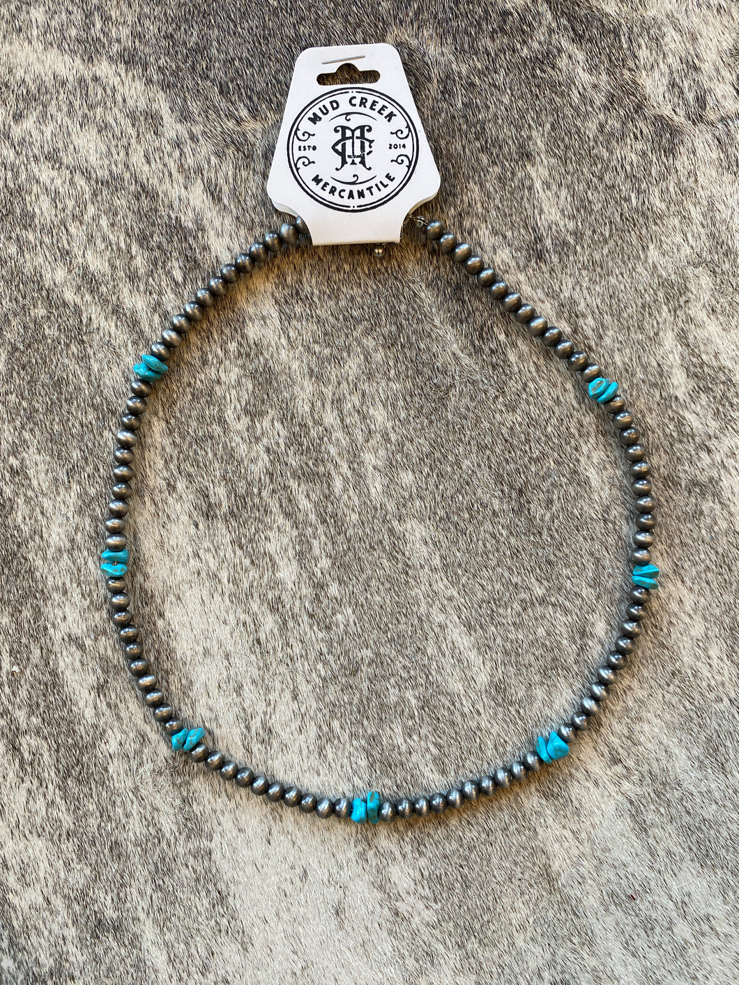 Navajo Pearl/Turquoise Necklace