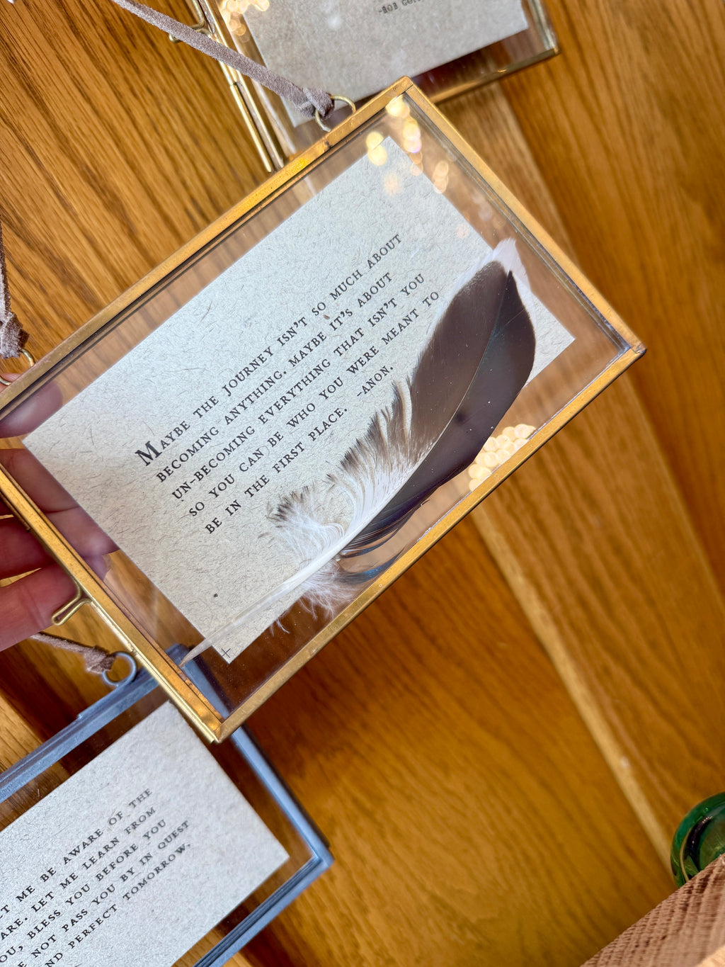 Gathered Thoughts 6x4 Horizontal Hanging Frame