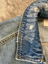 Load image into Gallery viewer, Distressed Oversized Denim Shacket
