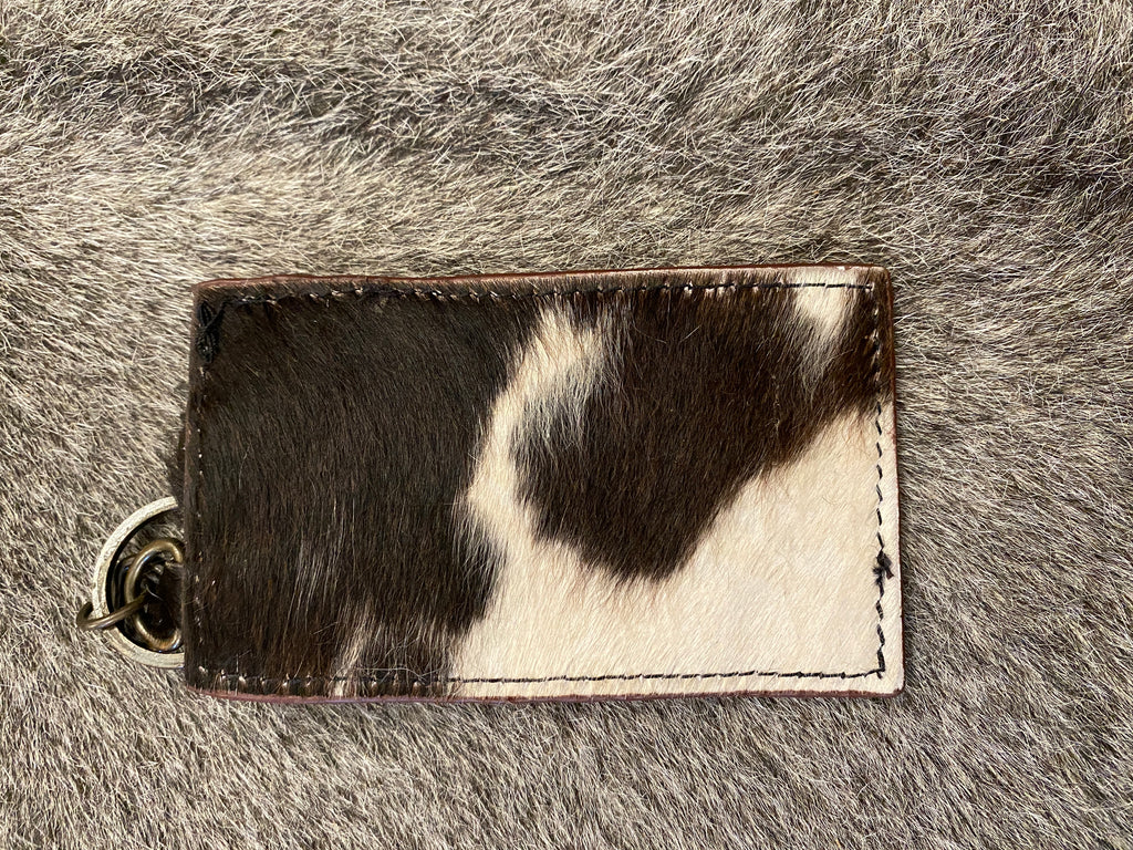 Single Button Keychain Card Holder