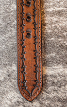 Load image into Gallery viewer, Barbed Hand Tooled Leather Belt
