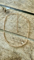 Love You Better Gold Bead Necklace
