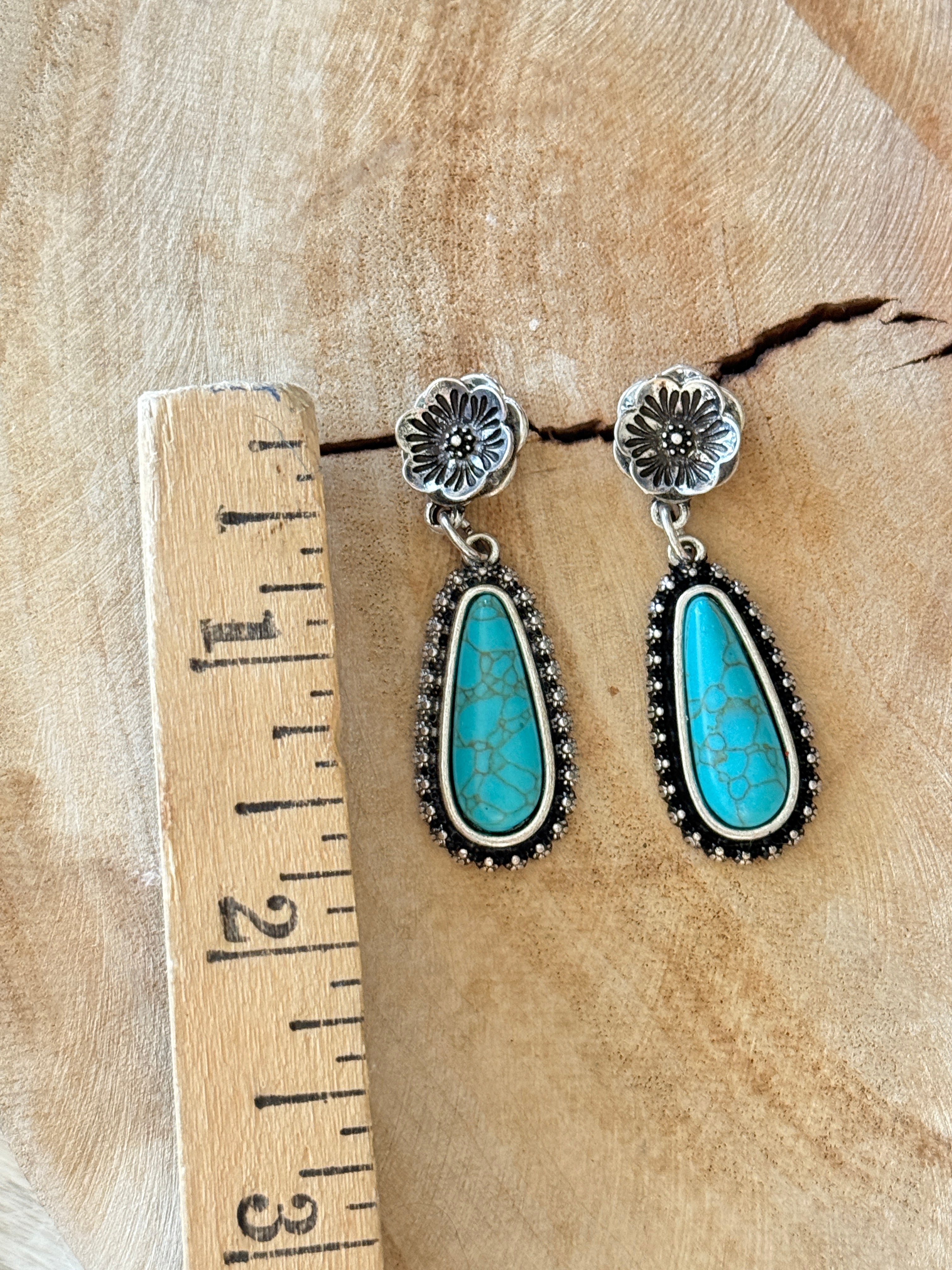 Turquoise Prairie Earrings