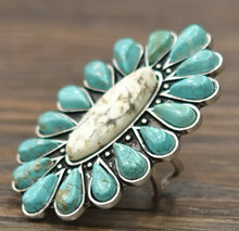 Load image into Gallery viewer, This Side of Forever Navajo Turquoise Adjustable Ring
