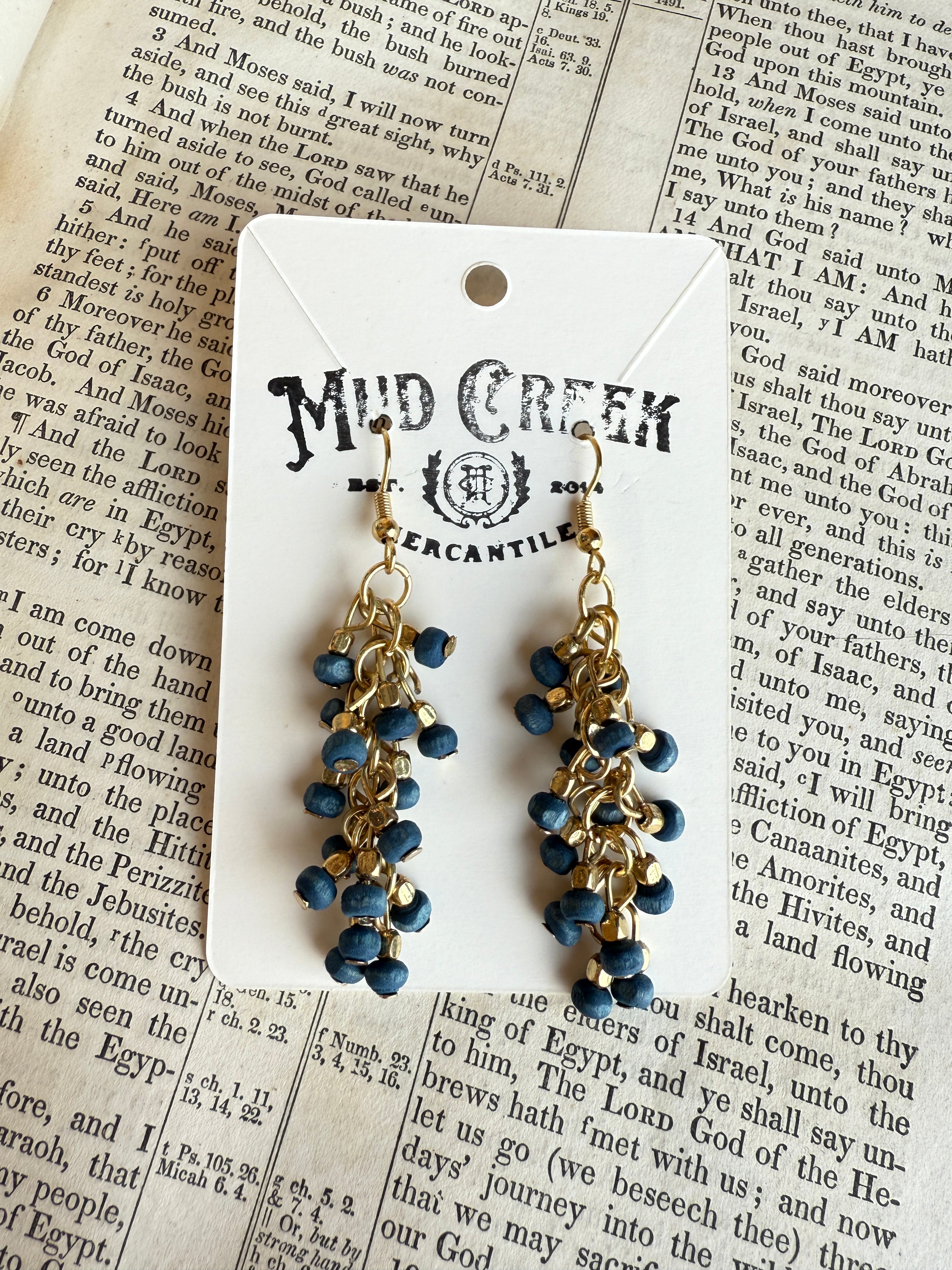 Sachi Dangle Cluster Earrings