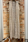 Wild Palomino Crochet Cardigan Vest