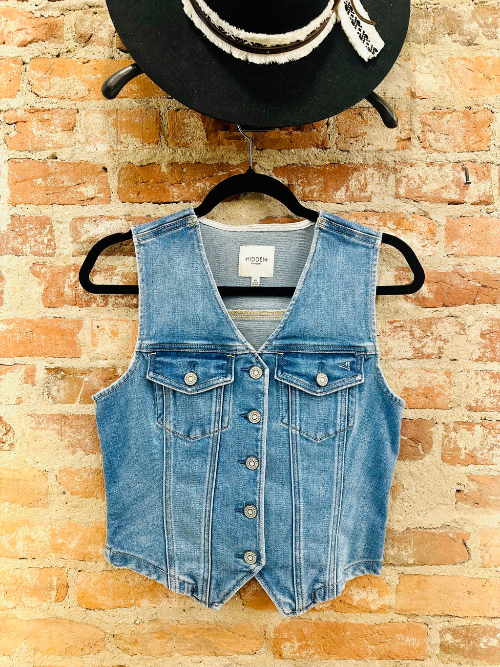 Why Not Me- Denim Vest