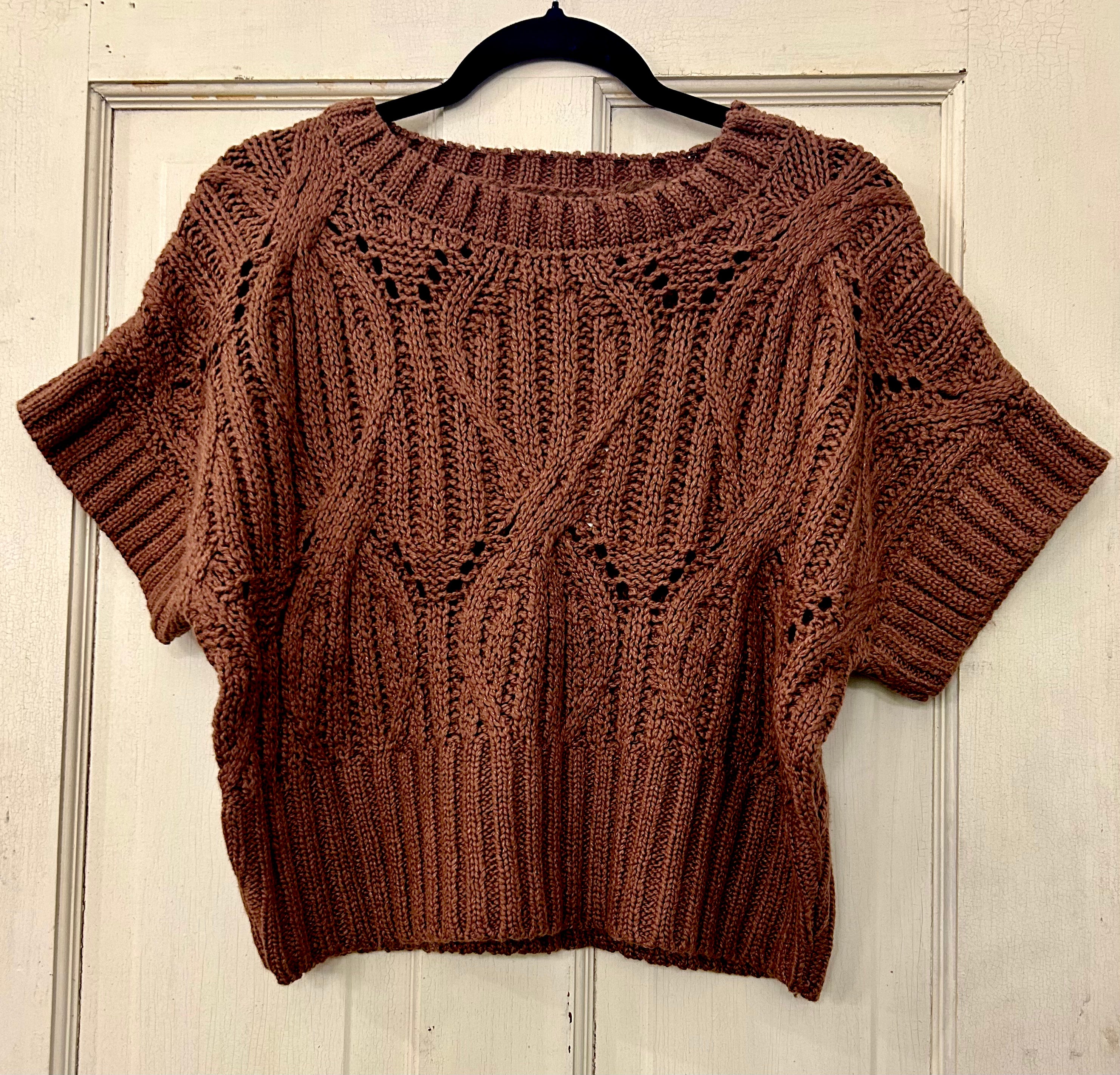 By The Fire- Cropped Sweater