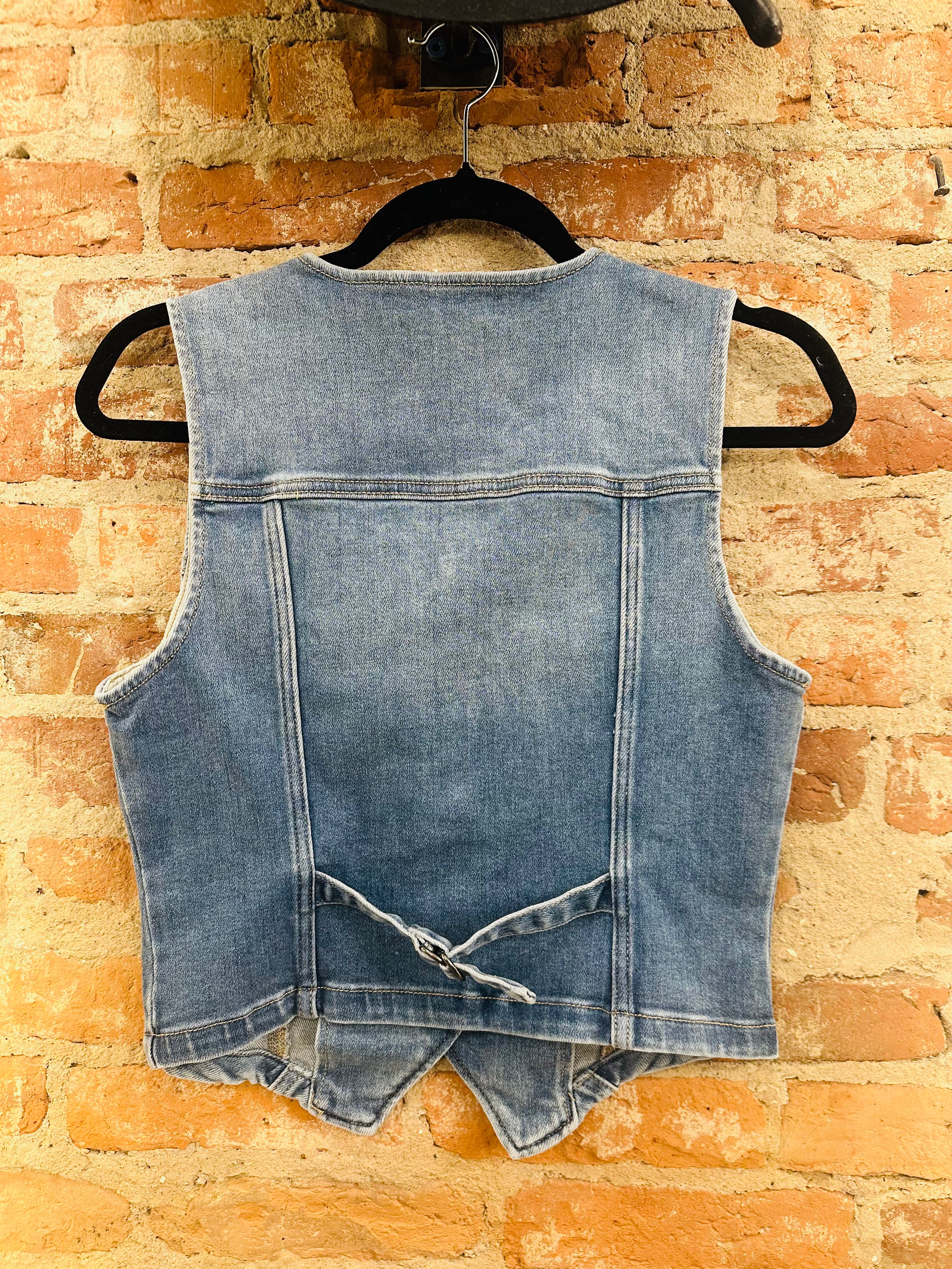 Why Not Me- Denim Vest