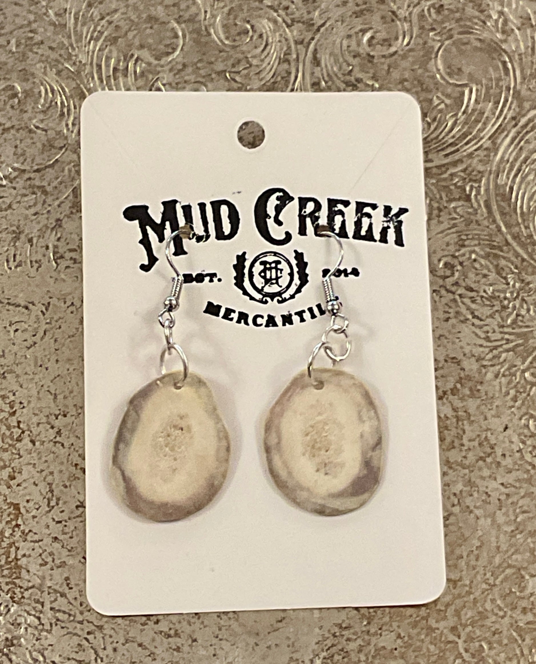 Antler Slice Earrings