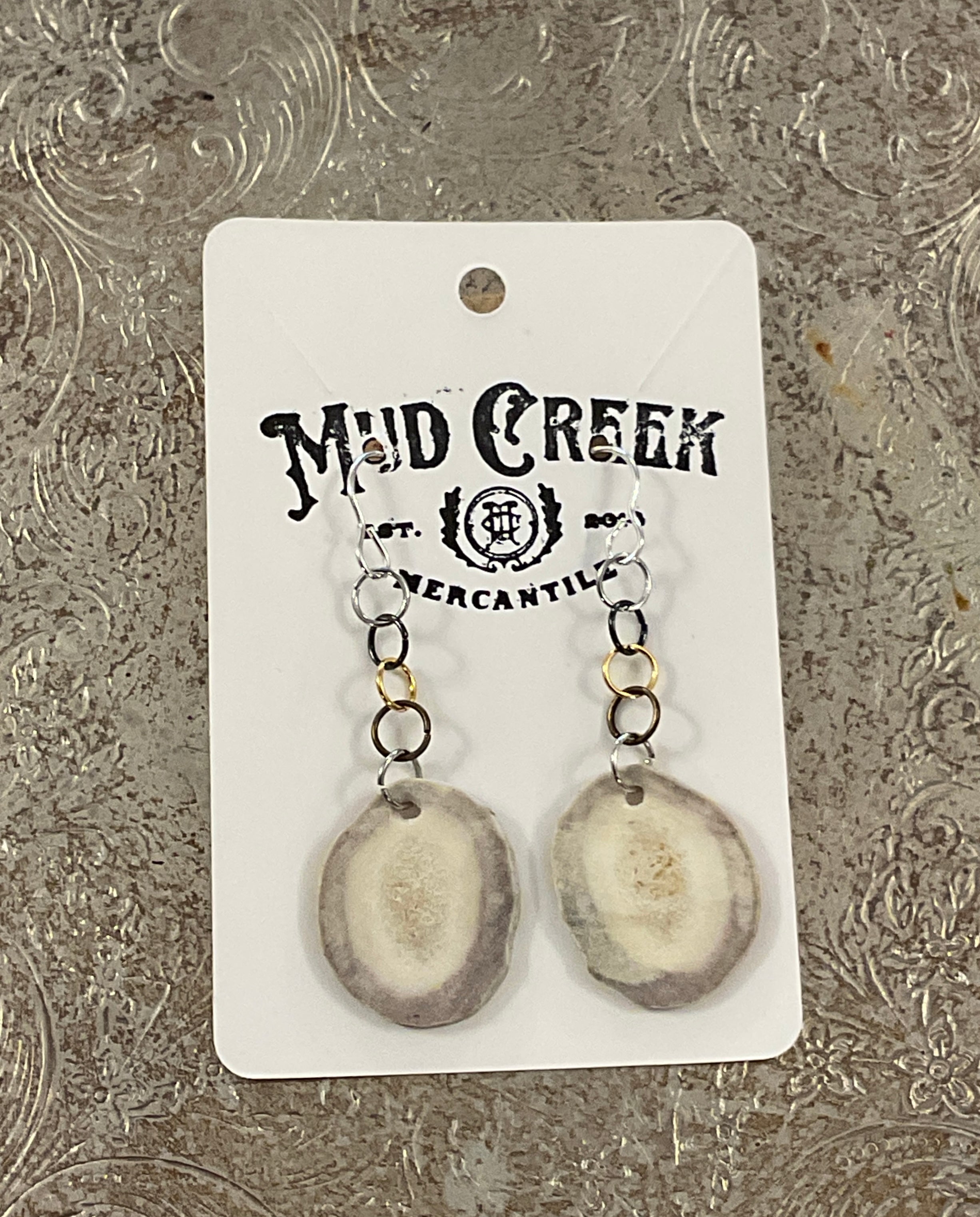 Antler Slice Earrings