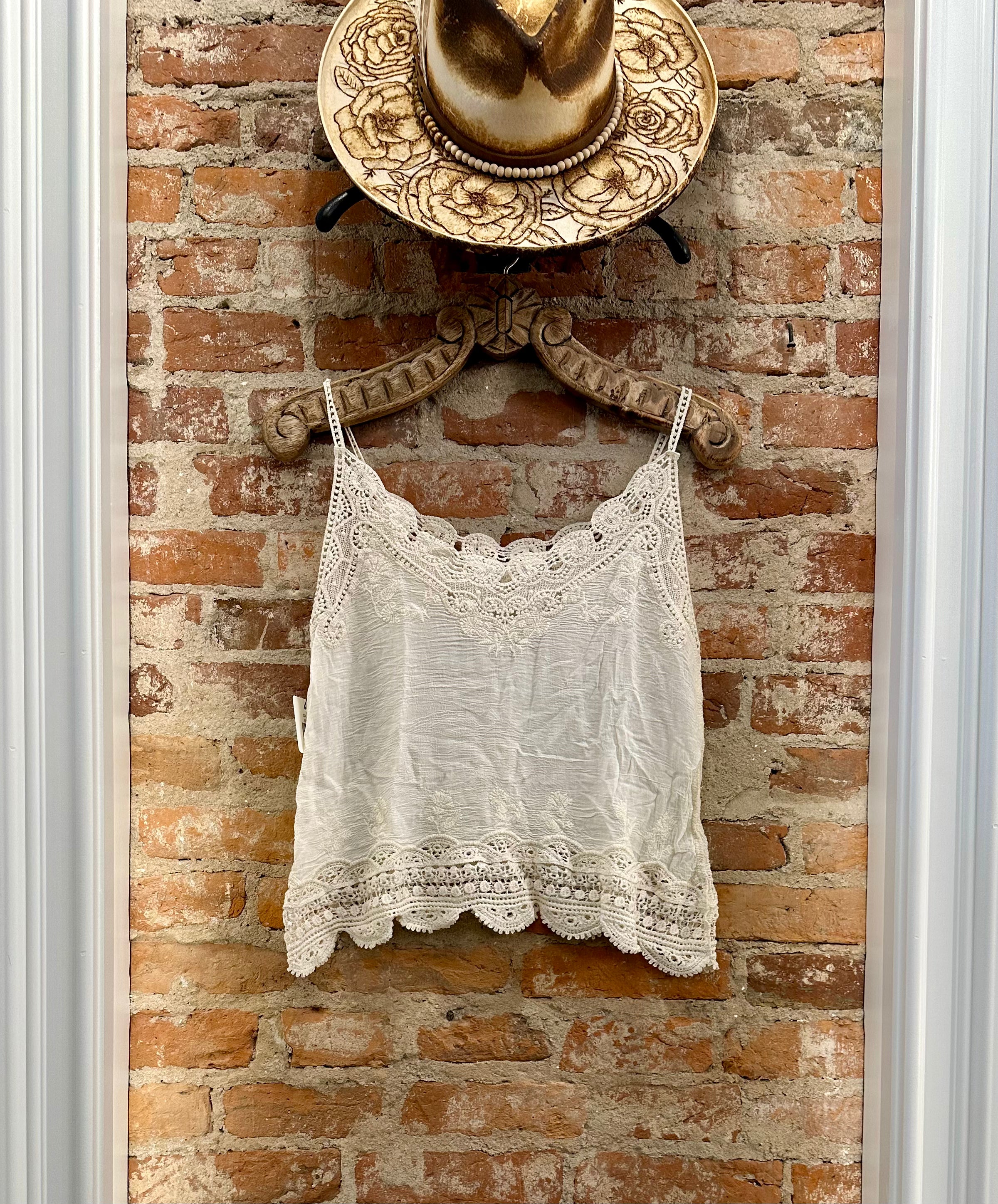 Good Hearted - Lace Tank Top
