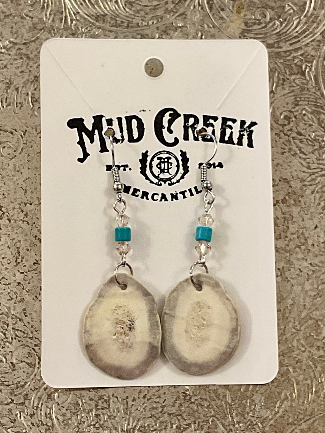 Antler Slice Earrings